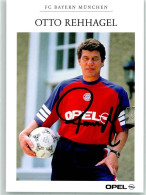 39622807 - Otto Rehhagel FC Bayern Muenchen Autogramm Opel Werbung - Fútbol