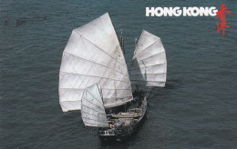 Hong Kong, Traditional Chinese Junk - China