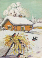 Buon Anno Natale Vintage Cartolina CPSM #PAW625.A - Nieuwjaar