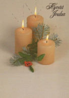 Happy New Year Christmas CANDLE Vintage Postcard CPSM #PAW178.A - Nieuwjaar