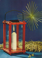 Buon Anno Natale CANDELA Vintage Cartolina CPSM #PAW015.A - Nieuwjaar