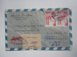 1956 URUGUAY REGISTERED COVER - Uruguay