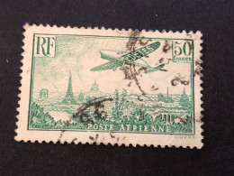 FRANCE PA 14  50f Vert, Cote 420€ - 1927-1959 Usati