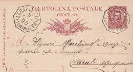 E 252 Abbadia Alpina (Torino) Ottagonale P. 5 - Storia Postale