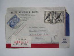 1958 URUGUAY REGISTERED COVER - Uruguay