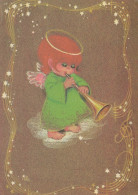 ANGEL CHRISTMAS Holidays Vintage Postcard CPSM #PAH374.A - Angels