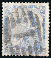 Madrid - Edi O 137 - 50 Céntimos - Mat Parrilla Con Cifra "1 - Madrid" - Used Stamps