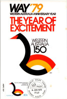 7-5-2024 (4 Z 30) Australia - 150 Years Of Western Australia (1979 Early Maxicard) - Cartas Máxima