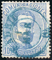 Madrid - Edi O 120 - 10 Céntimos - Mat Fech. Azul "Madrid" - Used Stamps