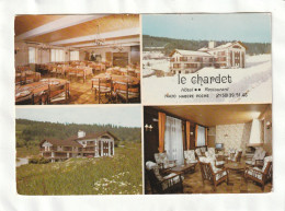 CPM. 15 X 10,5  -  HABERE-POCHE  -  Hôtel  " LE  CHARDET " , Restaurant - Autres & Non Classés
