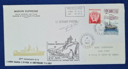 TAAF,  Timbres Numéros 172 Et 174 Oblitérés De St PAUL Le 17/4/1993. - Storia Postale