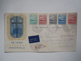 1957 INDONESIA REGISTERED COVER - Indonesia