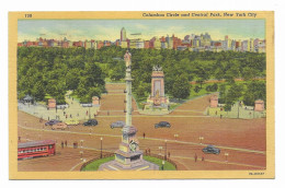 NEW YORK CITY - RARE - Columbus Circle And Central Park - Circulé En 1949 - - Central Park