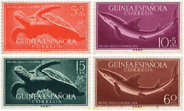 63389 MNH GUINEA ESPAÑOLA 1954 DIA DEL SELLO - Spanish Guinea