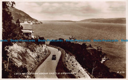 R042694 Loch Ness From Above Castle Urquhart. Valentine. No A.279. RP - Wereld