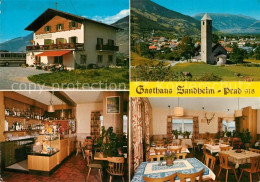 73234974 Prad Stilfserjoch Gasthaus Sandheim Theke Gaststube Prad Stilfserjoch - Andere & Zonder Classificatie