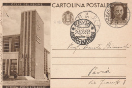 E 231 Chiavari Frazionario 28-75 Del 1933 Su CP Opere Del Regime - Poststempel