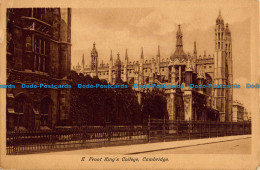 R043047 E Front Kings College. Cambridge. Severs. 1909 - Wereld