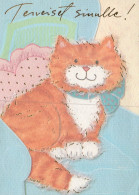 GATO GATITO Animales Vintage Tarjeta Postal CPSM #PAM152.A - Cats