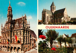 73234940 Oudenaarde Rathaus Kirche Garten Rosen Oudenaarde - Oudenaarde