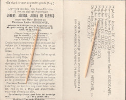 Koksijde, 1949, Joseph De Clercq, Boudeweel, Gent - Devotieprenten