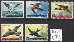 SAINT-MARIN PA 111 à 115 ** Côte 6.50 € - Airmail