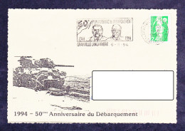 2 08	34	-	50ème Anniversaire Du Débarquement - Grainville Langannerie 6/06/1994 - Seconda Guerra Mondiale