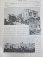 1911 MONACO Histoire Du CASINO Monte Carlo - Non Classificati