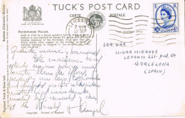 55030. Postal LEICESTER (England) 1958. BUCKINGHAM Palace, Guardia Real - Lettres & Documents