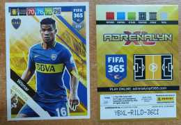 AC - 273 WILMAR BARRIOS  BOCA JUNIORS  PANINI FIFA 365 2019 ADRENALYN TRADING CARD - Trading-Karten