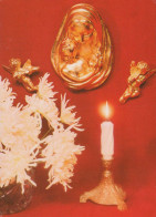 Virgen María Virgen Niño JESÚS Religión Vintage Tarjeta Postal CPSM #PBQ314.A - Vergine Maria E Madonne