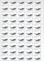 LITHUANIA 2005 Sartai Race Horse Sheet MNH(**) Mi 868 - Litauen