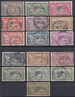 TIMBRE FRANCE LOT DE MERSON DONT N° 122 BIEN CENTRE N° 208 OBLITERE DAGUIN - 1900-27 Merson