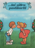 CHILDREN HUMOUR Vintage Postcard CPSM #PBV178.A - Humorkaarten