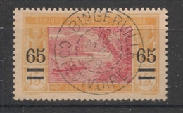 COTE D'IVOIRE - 1922-25 - N°YT. 60 - Lagune Ebrié 65c Sur 15c Jaune - Oblitéré / Used - Usados