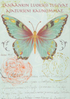 MARIPOSAS Animales Vintage Tarjeta Postal CPSM #PBS441.A - Butterflies