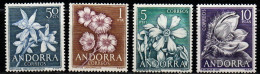 Span. Andorra 1966 - Mi.Nr. 67 - 70 - Postfrisch MNH - Blumen Flowers - Otros & Sin Clasificación