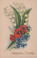 FLOWERS Vintage Ansichtskarte Postkarte CPA #PKE595.A - Blumen