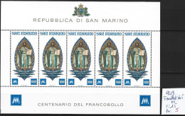 SAINT-MARIN 949 Feuillet De 5 ** Côte 15 € - Ungebraucht