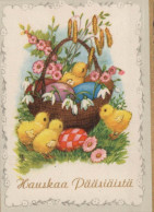 PASCUA POLLO HUEVO Vintage Tarjeta Postal CPA #PKE077.A - Easter