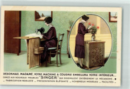 13253307 - Werbung Singer  Desormais Madame , Votre Maschine A Coudre Embellira Votre Interieur - Andere & Zonder Classificatie