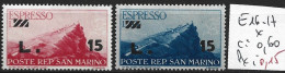 SAINT-MARIN EXPRESS 16-17 * Côte 0.60 € - Francobolli Per Espresso