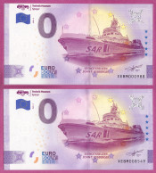 0-Euro XEBM 2022-7 TECHNIK MUSEUM SPEYER - SEENOTKREUZER  Set NORMAL+ANNIVERSARY - Private Proofs / Unofficial