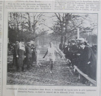 1911 STADE CROIX CATELAN   Course De Fond Arrivée De JEAN BOIN Course  Versailles Paris Prix Lemonnier - Unclassified