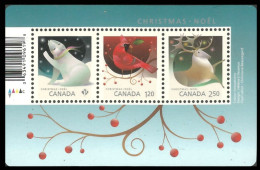 Canada Ours Caribou Cardinal Noel Christmas Bear MNH ** Neuf SC (C30-45a) - Unused Stamps