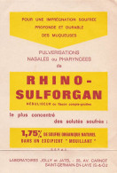 RHINO SULFORGAN Des Laboratoires JOLLY & JATEL St-Germain En Laye - Publicidad