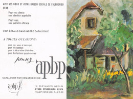 APBP à Strasbourg . Calendrier 1976 - Advertising