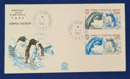 TAAF,  Timbres Numéros 105 Et 106 Oblitérés De CROZET Le 1/1/1984. - Lettres & Documents