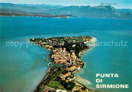 73231237 Sirmione Lago Di Garda Penisola Di Sirmione Halbinsel Fliegeraufnahme S - Autres & Non Classés