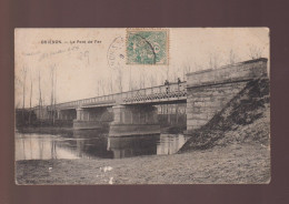 CPA - 89 - Brienon - Le Pont De Fer - Circulée - Brienon Sur Armancon